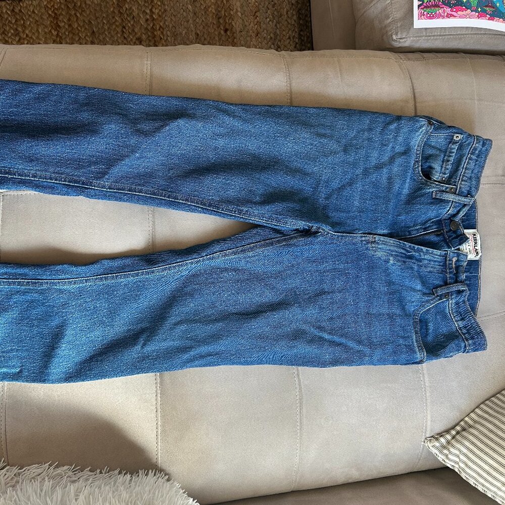 Classic Medium Wash Straight Leg Denim Jeans